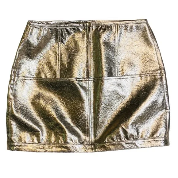 For Love and Lemons Luna Metallic Skirt (S) - Picture 10 of 12